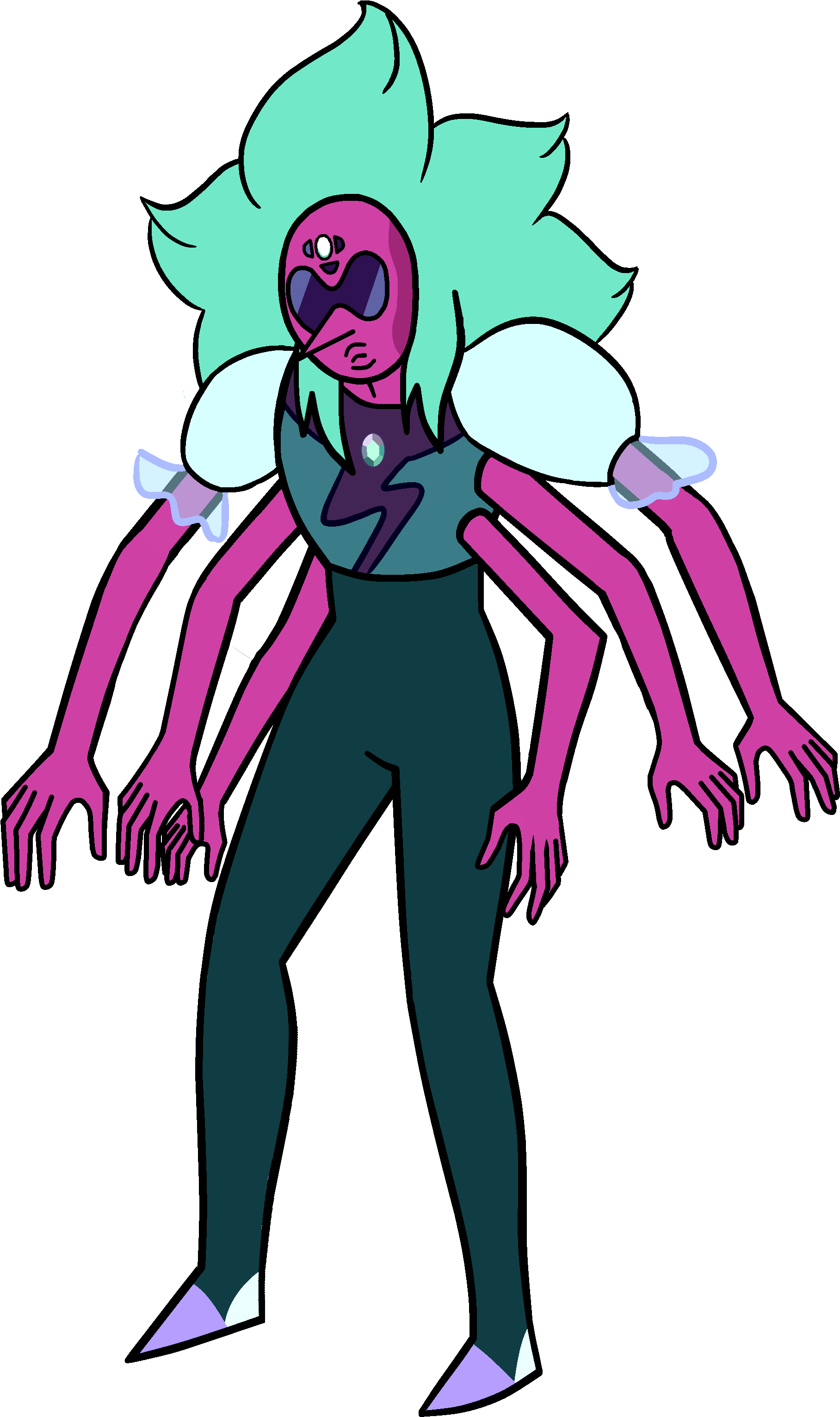80s Clothes - Alexandrite Steven Universe (1896x3276), Png Download