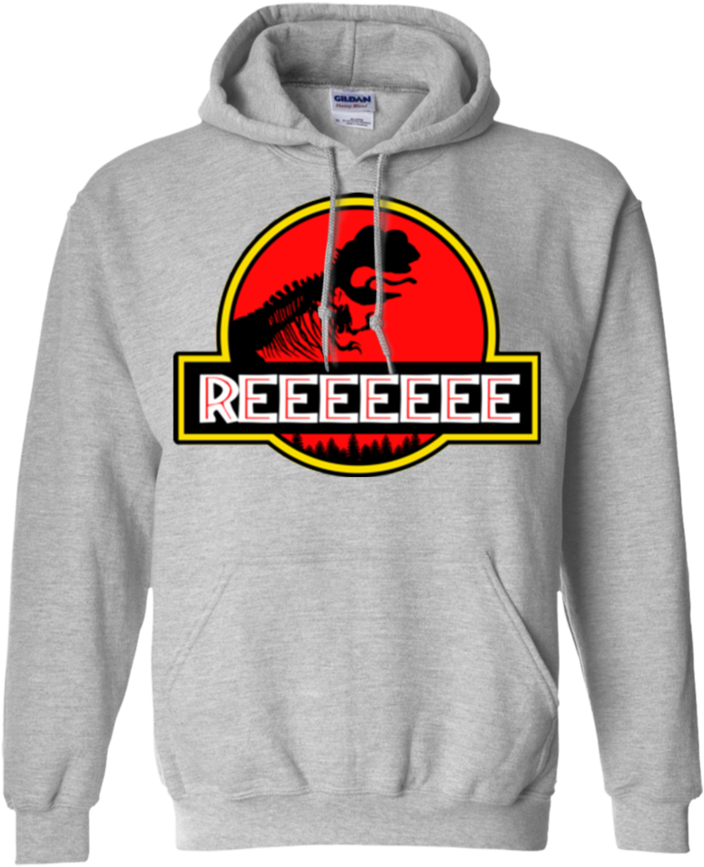 Jurassic Pepe The Frog Reeeeee Parody Kekistan Hoodie - Dodge Demon- Dodge Demon Tshirt (960x960), Png Download