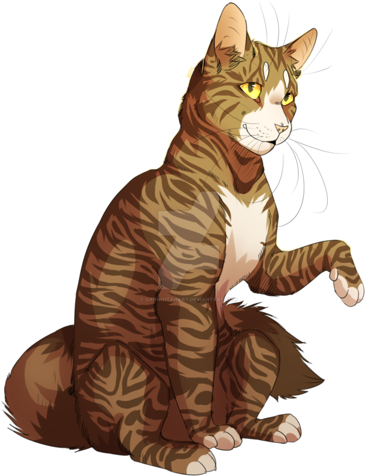 Leafpool By Dannoitanart - Warrior Cats Brown Tabby (788x1014), Png Download