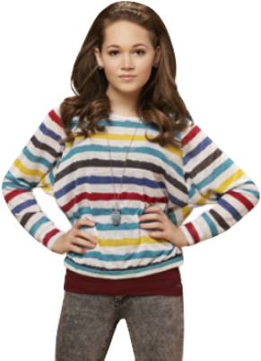 Bree Davenport In Her Casual Clothes - Lab Rats Bree Name (340x430), Png Download