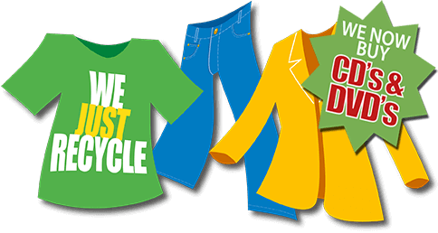 We Just Recycle Logo - Textile Recycling (484x258), Png Download