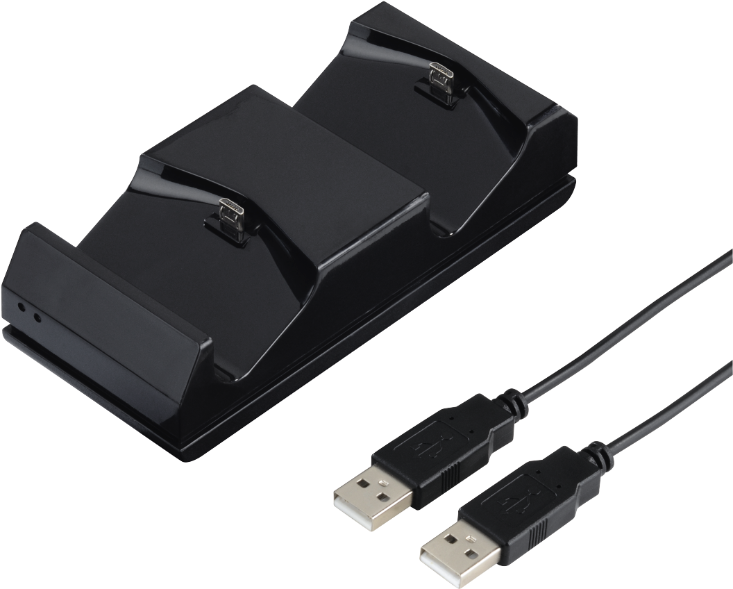 Dual-charger "ess" Für Ps4/slim/pro - Hama - Controller Charge Dock (ps4) (1100x1100), Png Download