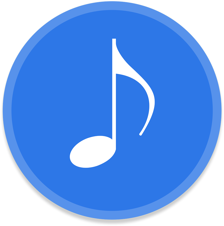 Download Download Png Ico Icns - Music Icon Png Blue PNG Image with No  Background - PNGkey.com
