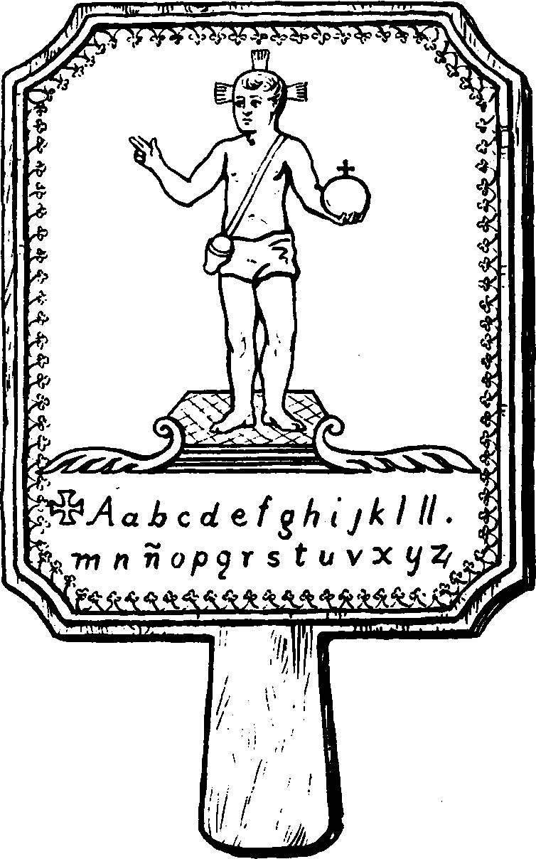 Hornbook Mexican - Horn Book Cartoon (754x1208), Png Download