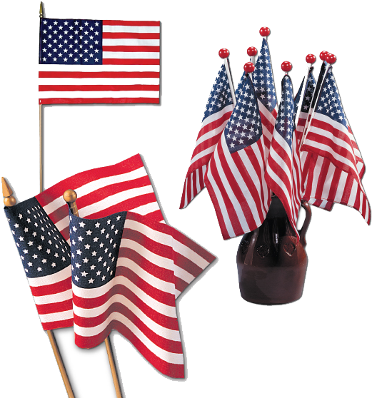 Us State Flag Sets - Flags Expo Economy Mounted Flags 12x18 (570x570), Png Download