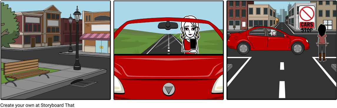 Car Crash Pt - Cartoon (1164x385), Png Download