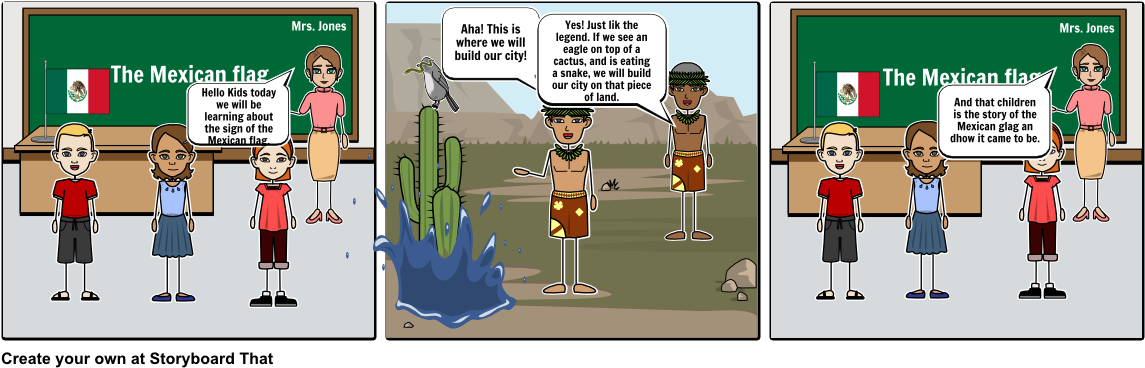 Mexican - Cartoon (1164x385), Png Download