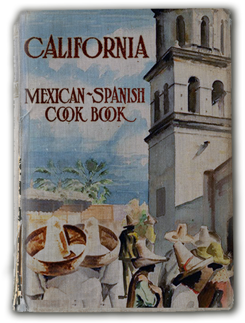 California Vintage Cook Book Mexican (503x668), Png Download