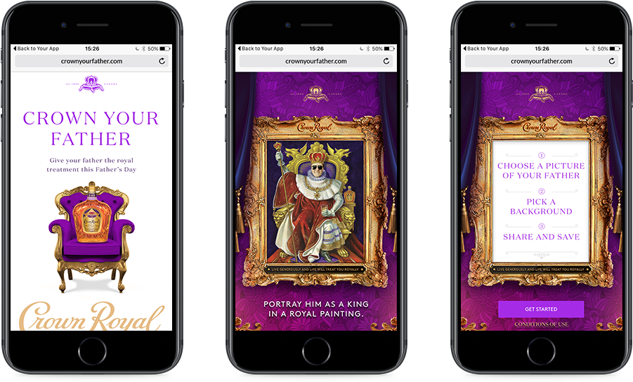 A Special Crown Royal Father's Day - Crown Royal (950x561), Png Download