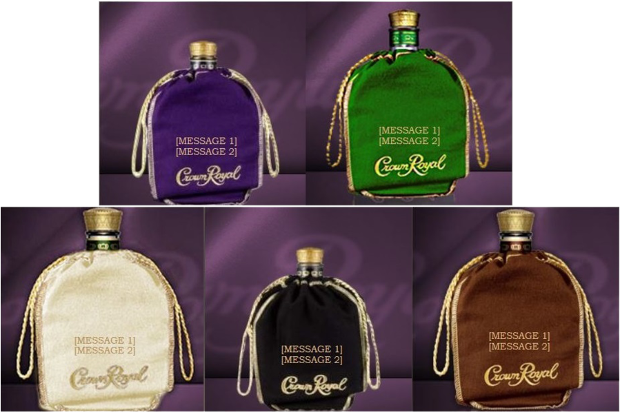 Crown Royal Dice Bag Clipart Crown Royal Rye Whiskey - Crown Royal Bags (900x612), Png Download