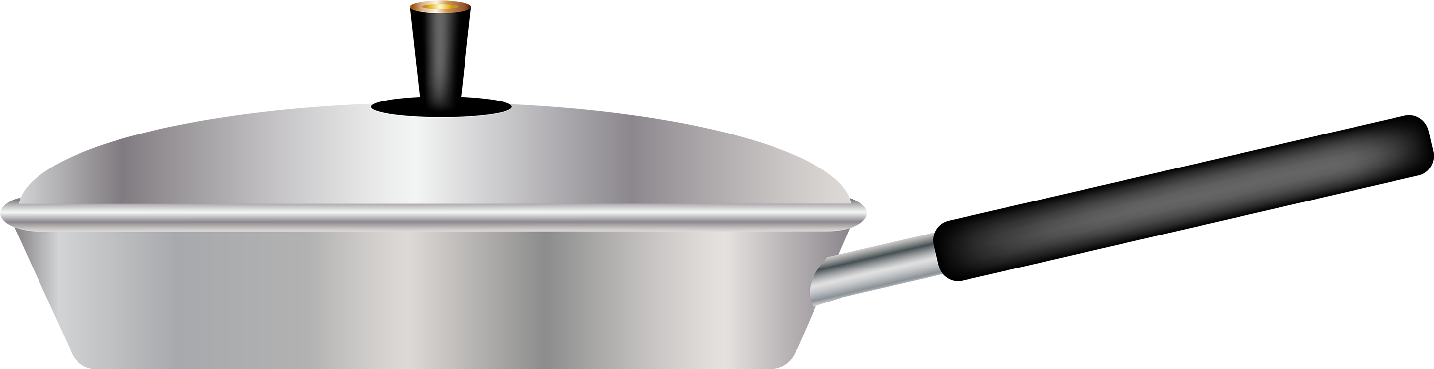 Metal Pan Png Clipart - Metal Pan Clipart (3000x856), Png Download