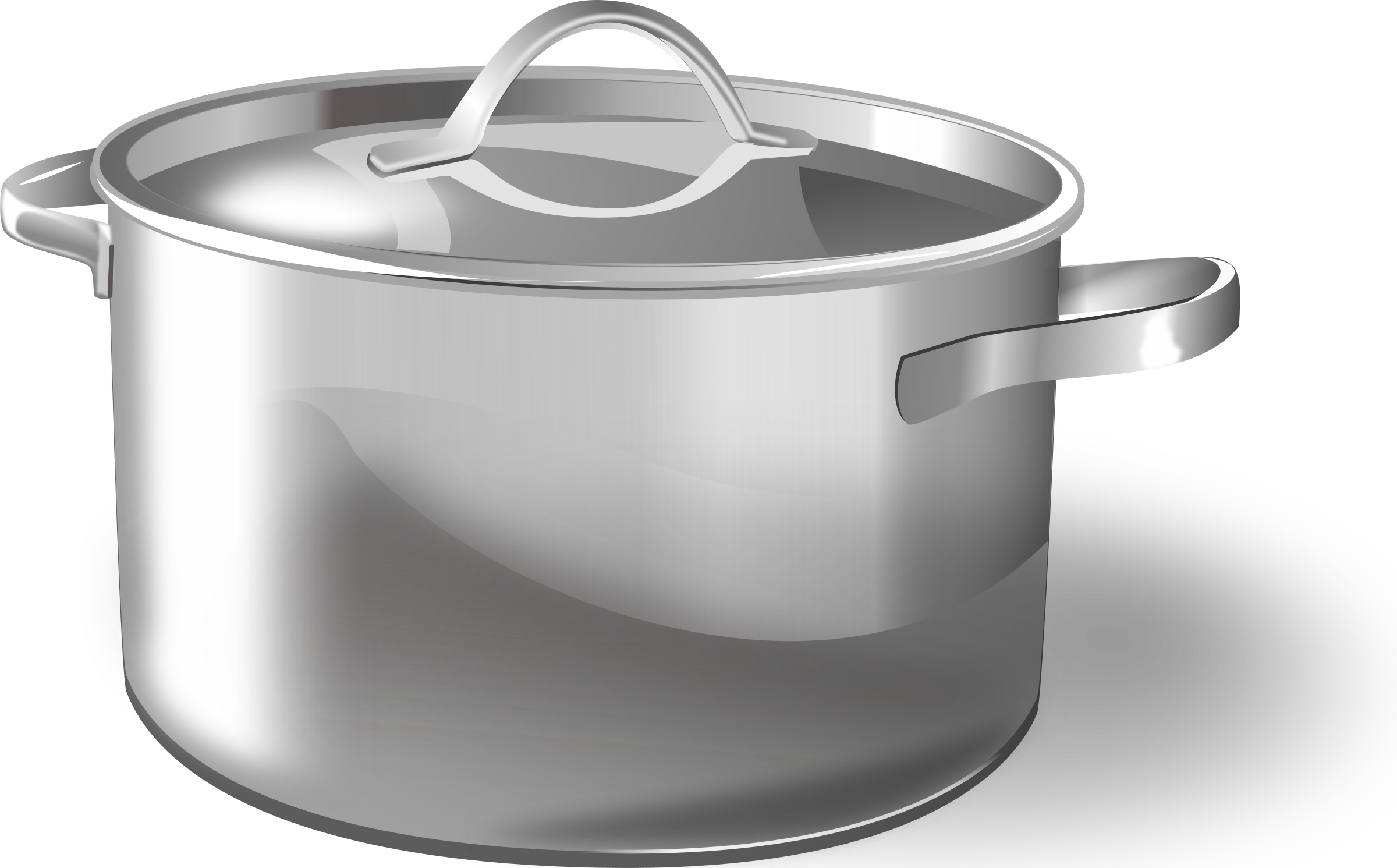 Vector Transparent Library Image Png - Cooking Pot (2400x1491), Png Download