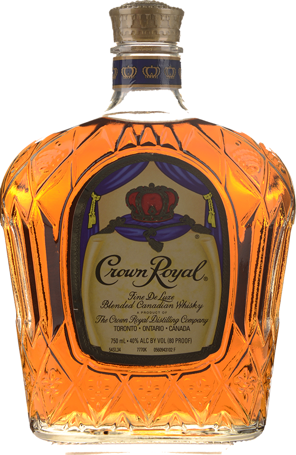 Seagrams Crown Royal Whisky 40% Abv, Canada Nv - Crown Royal (595x916), Png Download
