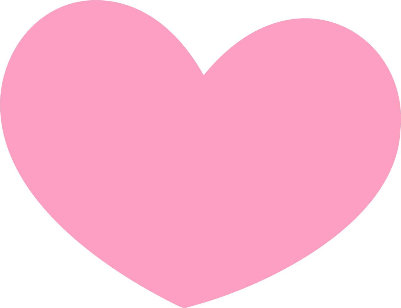 Cute Hearts Png - Pink Broken Heart Clipart (1407x1080), Png Download