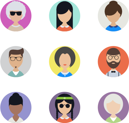 People Avatar Collection - Business People Avatar Png (600x564), Png Download