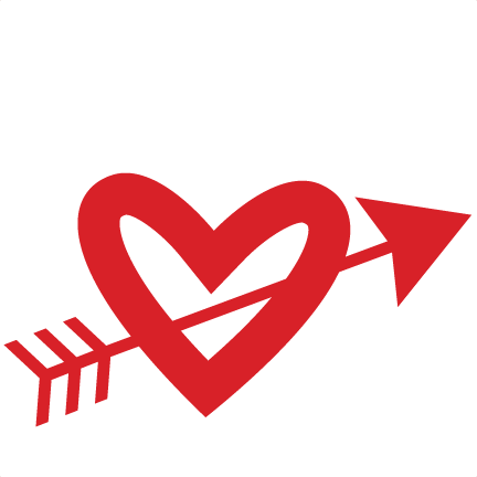 Image Transparent Library Heart Arrow At Getdrawings - Free Svg File Heart (432x432), Png Download