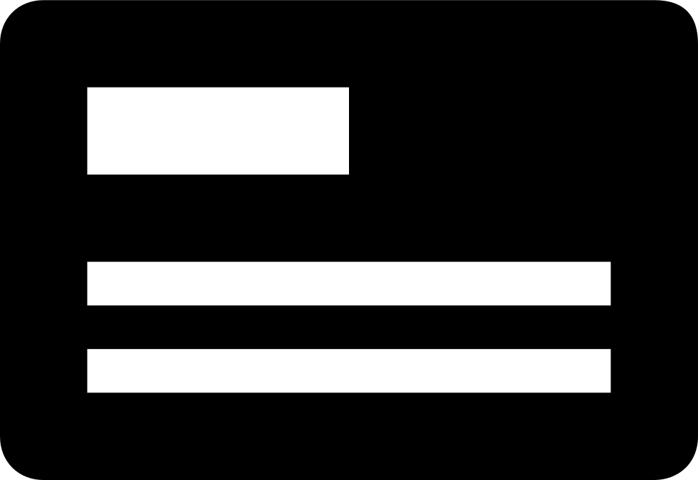 Business Card Comments - Icon (980x674), Png Download