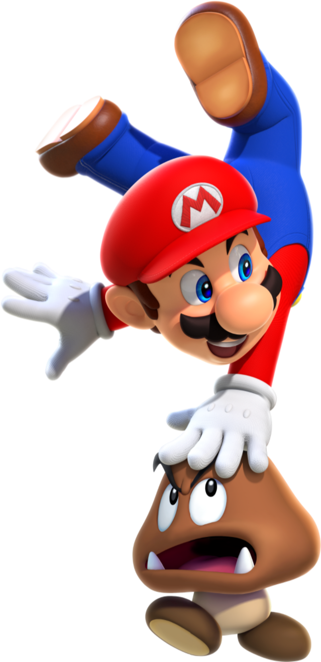 1boy 3d Absurdres Blue Eyes Brown Hair Facial Hair - Super Mario Mario Bros (850x1152), Png Download