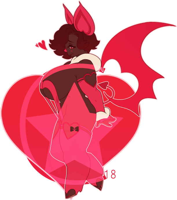 Cute Heart Chibi In This Fun Style Like I Did For Wen - Illustration (642x708), Png Download