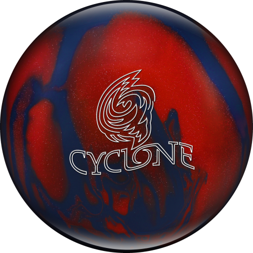 Cyclone- Blue/red Sparkle - Ebonite Cyclone Blue/red Sparkle Bowling Ball (500x500), Png Download