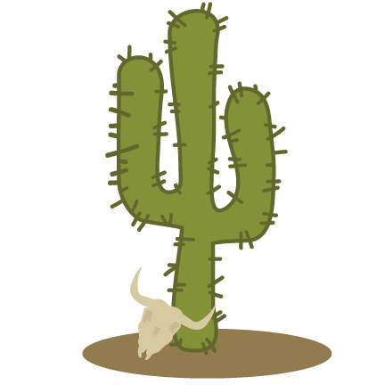 Cactus Svg File For Cutting Machines Cow Skull Svg - Cactus Clipart No Background (432x432), Png Download