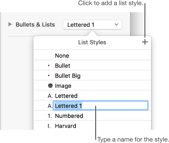 The List Styles Menu With An Add Button In The Top - Online Checklist (566x488), Png Download