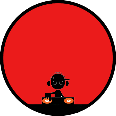 Dj Logo - Dj Logo Red Png (402x402), Png Download