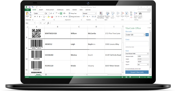 Complemento De Código De Barras Para Excel - Baseline Test App (888x400), Png Download