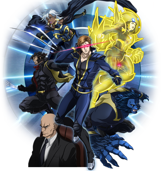 X-men - Marvel Anime X Men Armor (545x575), Png Download