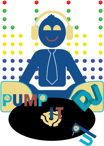 Dj-logo - Higashikurume (444x600), Png Download