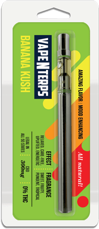 300mg Banana Kush Cbd Vape Pen - Kush (500x500), Png Download
