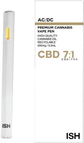 Ish Disposable Cannabis Vape Pen - Flurish Cbd Disposable (600x600), Png Download