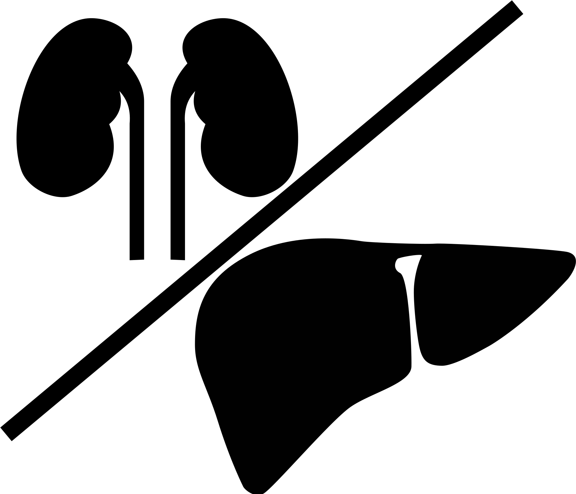 Open - Liver And Kidney Icon (2000x1707), Png Download