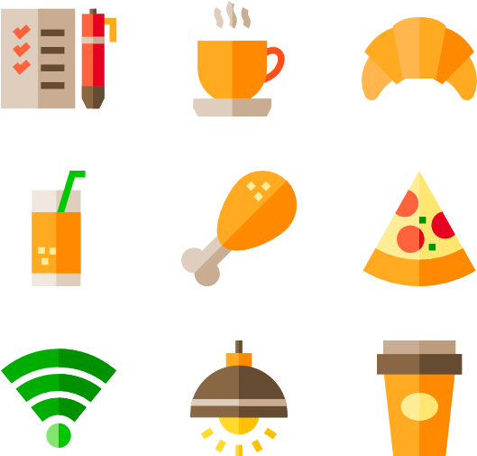 Cafe (600x564), Png Download