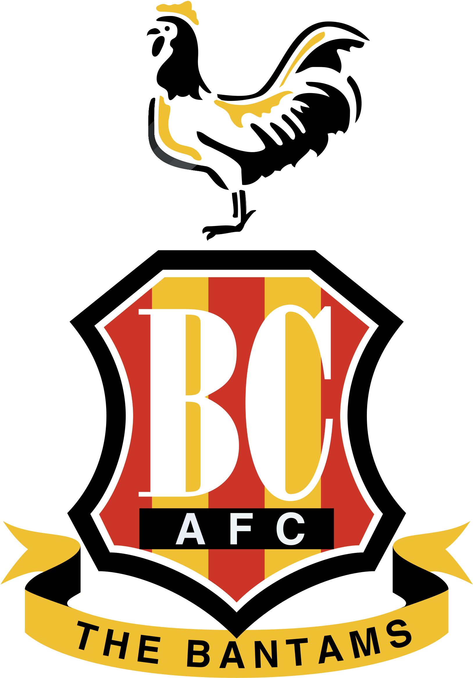 Bradford City Afc 7840 Logo Png Transparent - Bradford City Fc (2400x2400), Png Download