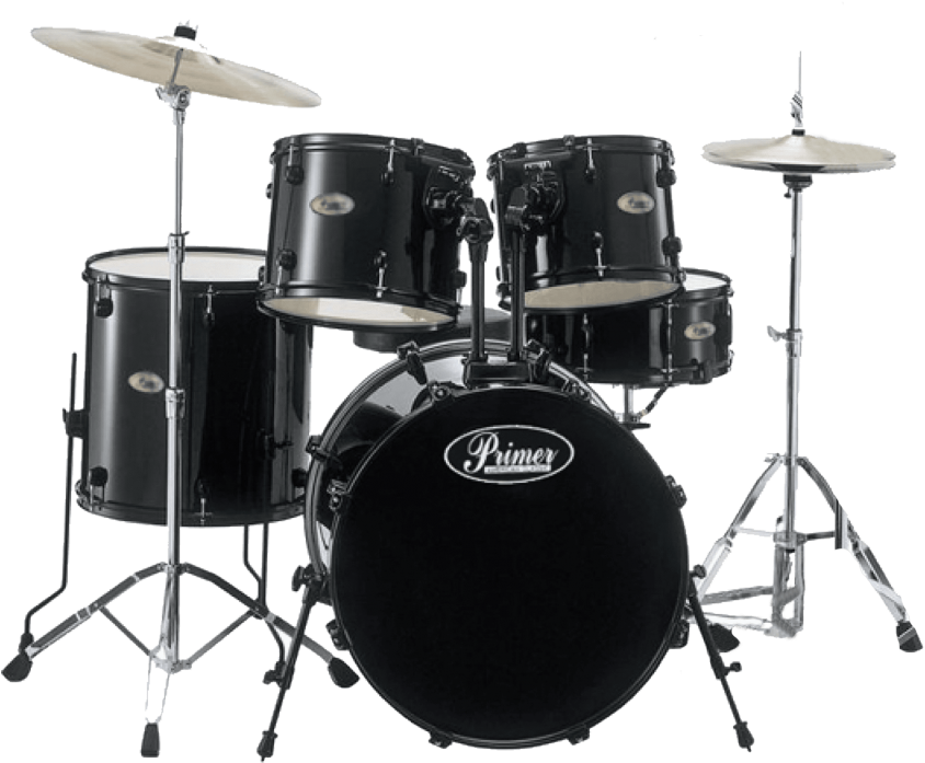 Download Best Primer Drums Kit Png Pearl Drum Set Black PNG Image