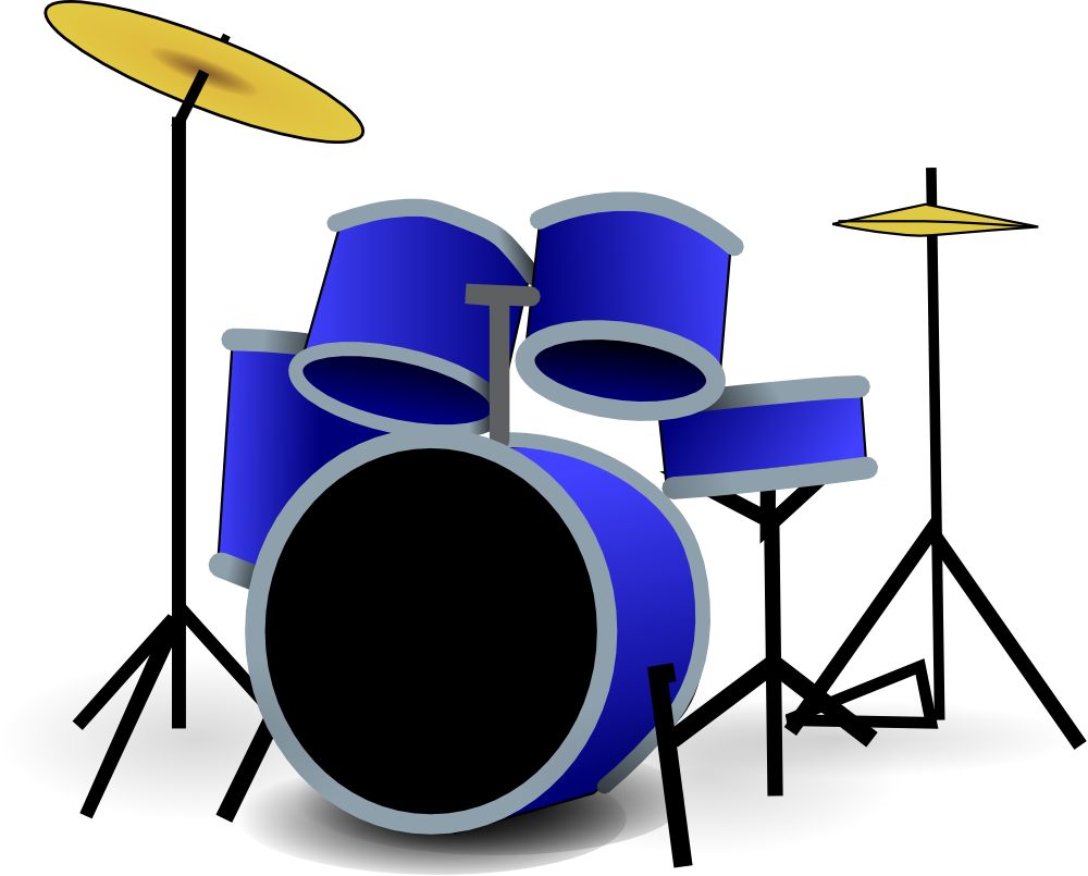 Drummer Clipart - Drums Clipart (1000x805), Png Download