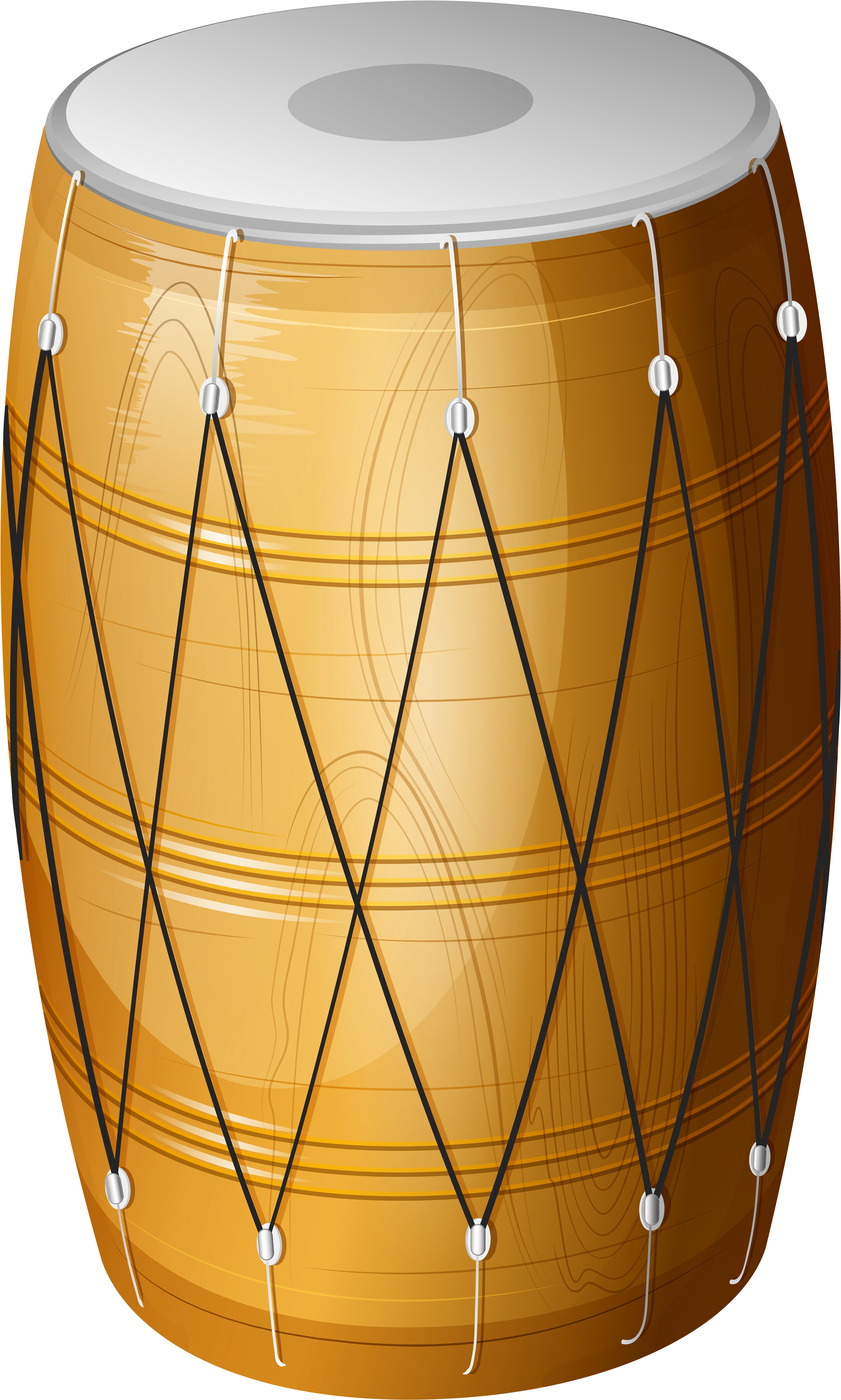 India Drum Free Png Clip Art Image - Dholak Full Hd (4792x8000), Png Download