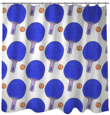 Seamless Watercolor Pattern Shower Curtain • Pixers® - Curtain (400x400), Png Download