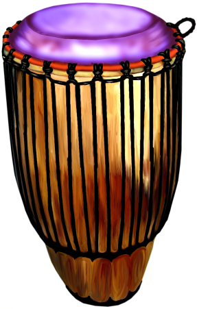 Drum - Hand Drum (287x451), Png Download