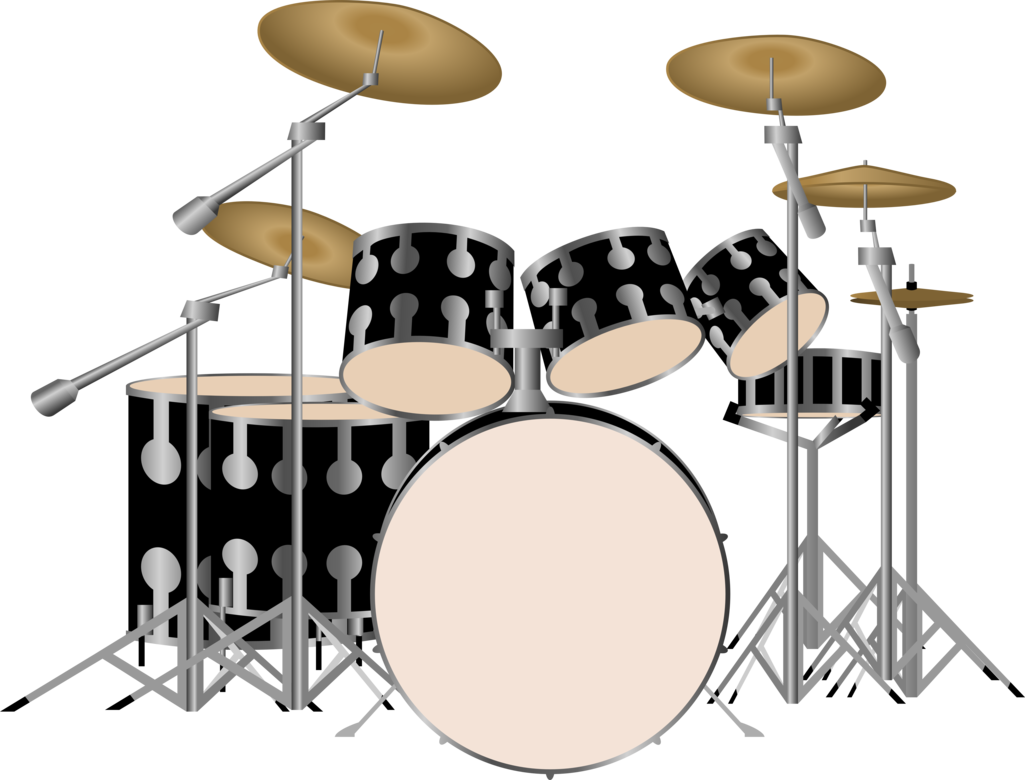 Kit By Shimmerscroll On Deviantart - Drum Set Vector Png (1025x780), Png Download