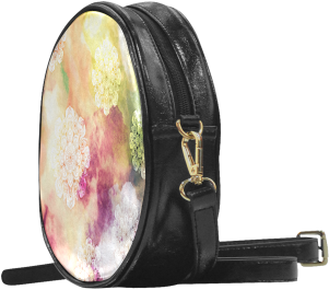 Watercolor Lotus Mandala Pattern - Messenger Bag (500x500), Png Download