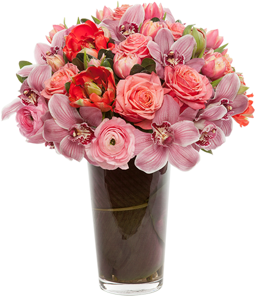 Tall Royal Gift Arrangement - Bloom By Anuschka (600x600), Png Download