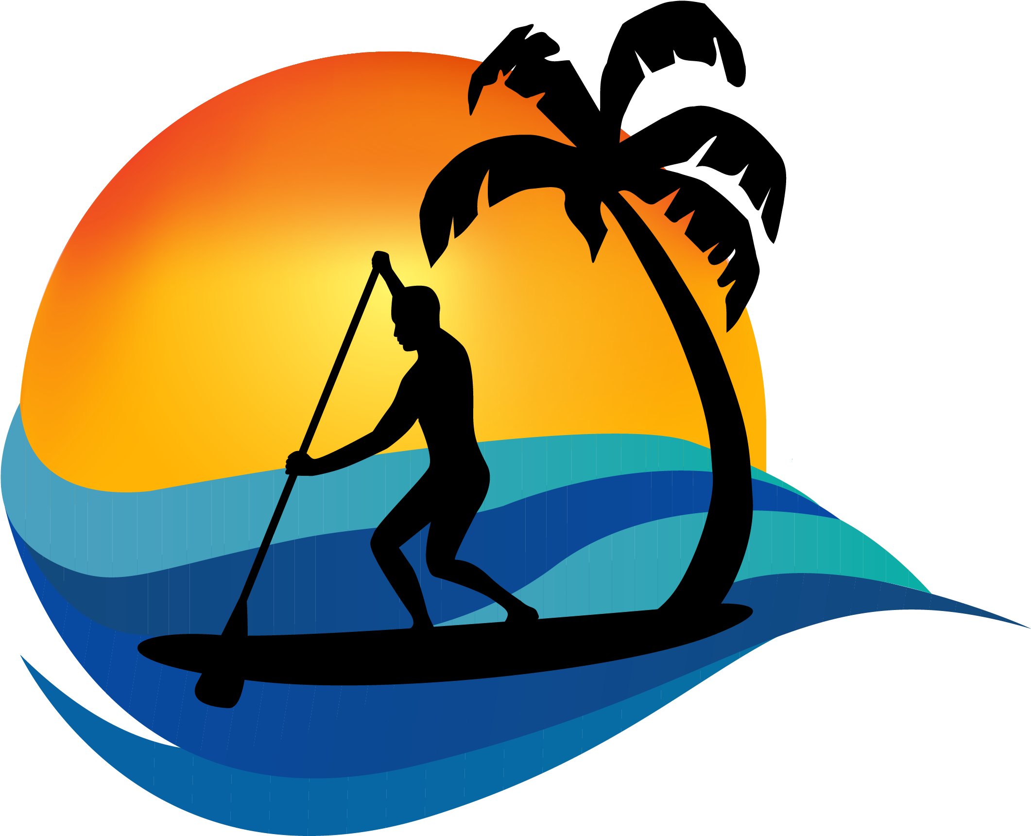 Johnny Longboats Grill Is An Ocean-side Staple Restaurant - Paddle Board Logo (2222x1867), Png Download