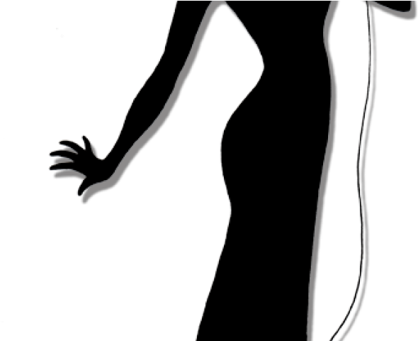 Female Singer Silhouette - Silhouette (640x480), Png Download