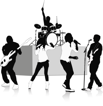 Music Band Png Hd Transparent Music Band Hd - Music Band Vector Png (499x359), Png Download