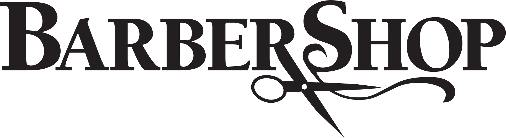 Datei - Barbershop-logo - Svg - Barbershop 2: Back In Business (2004) (2000x596), Png Download