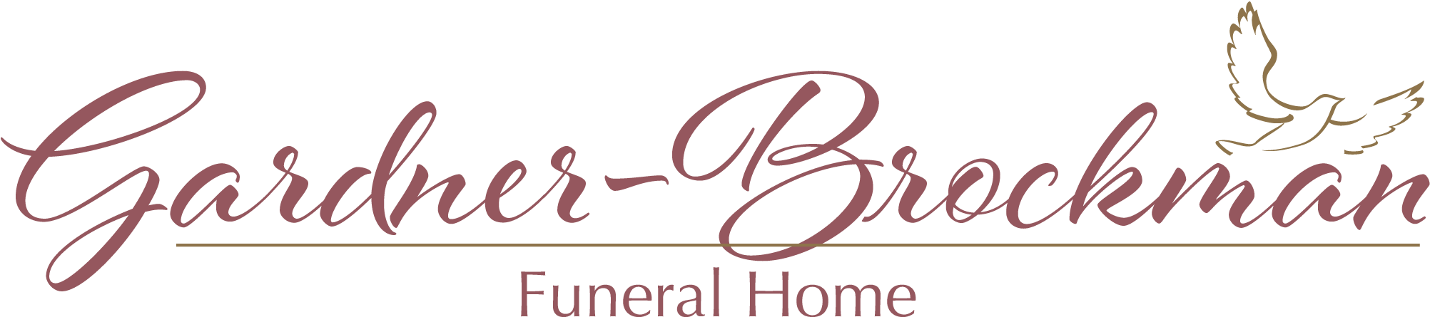 Gardner-brockman Funeral Home Logo - Gardner-brockman Funeral Home (2016x496), Png Download