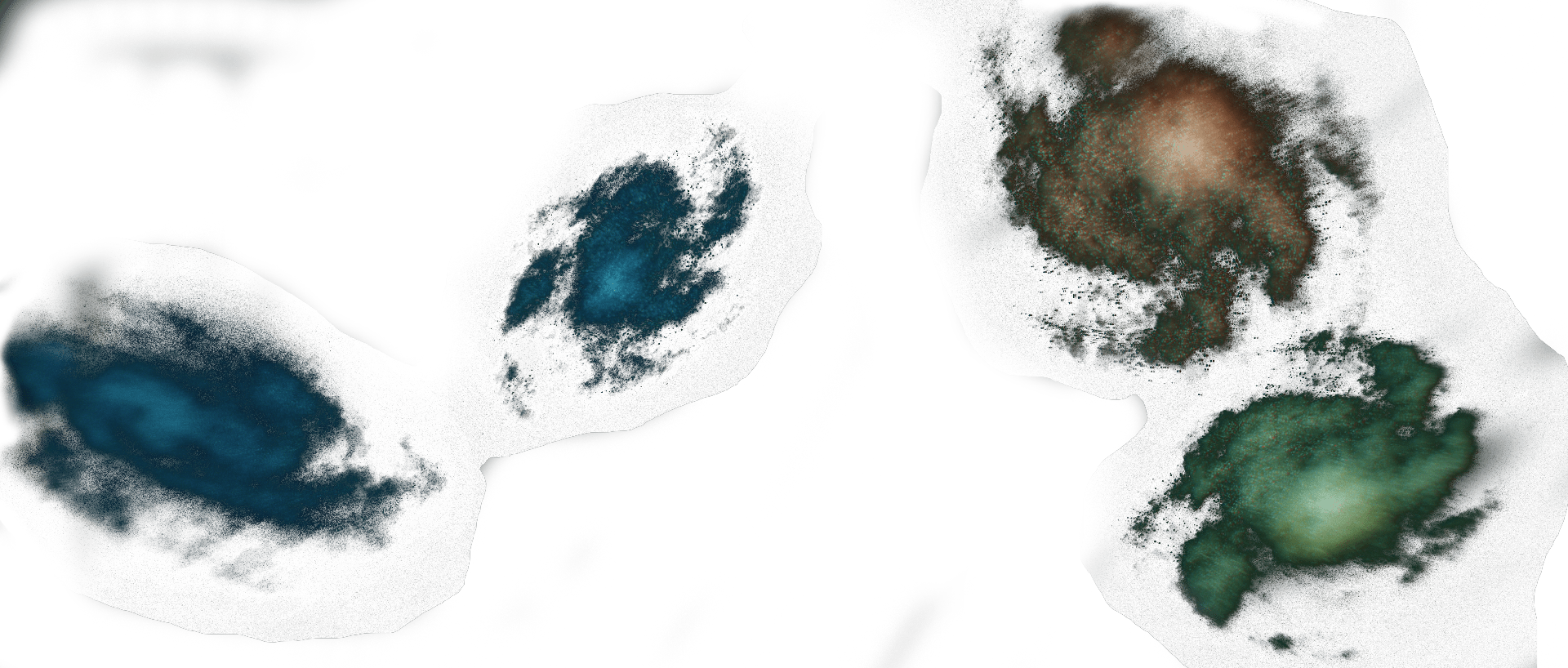 Merchandise Supercluster Galaxies - Sketch (1920x818), Png Download