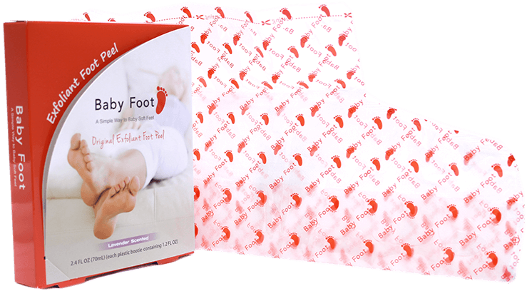 Baby Foot Is Designed To Remove The Unsightly, Dead - Baby Foot Exfoliant Lavender Foot Peel 2.4 Fl. Oz.: (800x800), Png Download